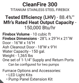 cleanfire 300