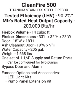 cleanfire 500